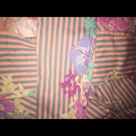 Floral striped Grane Juniors 5 Skinny Jeans EUC - Picture 14 of 15